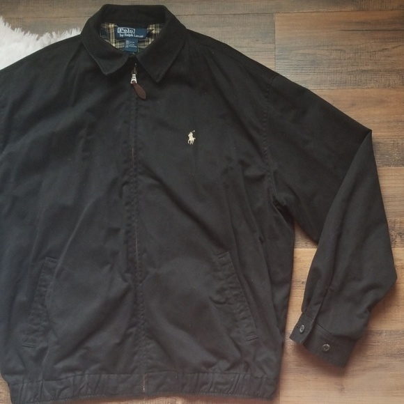 Polo Ralph Lauren Other - Polo by Ralph Lauren Black Jacket Mens Large EUC